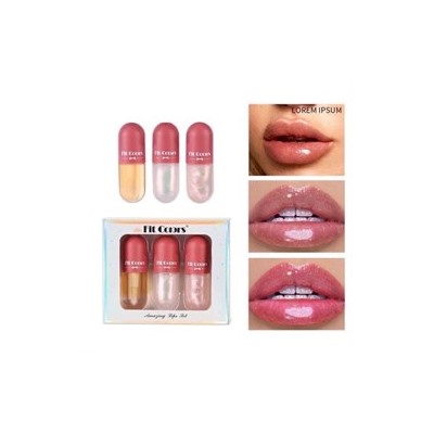 Набор блесков для губ FIT COLORS amazing lips set