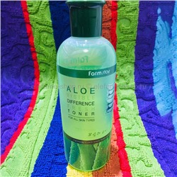 Тонер с алоэ вера Farmstay ALOE Visible Difference Fresh Toner 350ml (125)