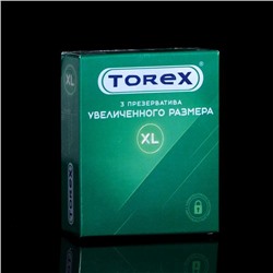 Презервативы «Torex» Увеличенного размера, 3 шт.