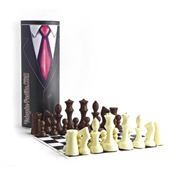 Шоколадный набор Галстук, шахматные фигурки 700гр.