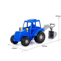 Трактор "Алтай" с лопатой, синий (84866) Полесье