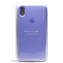 Силиконовый чехол для iPhone XS Max светло-синий