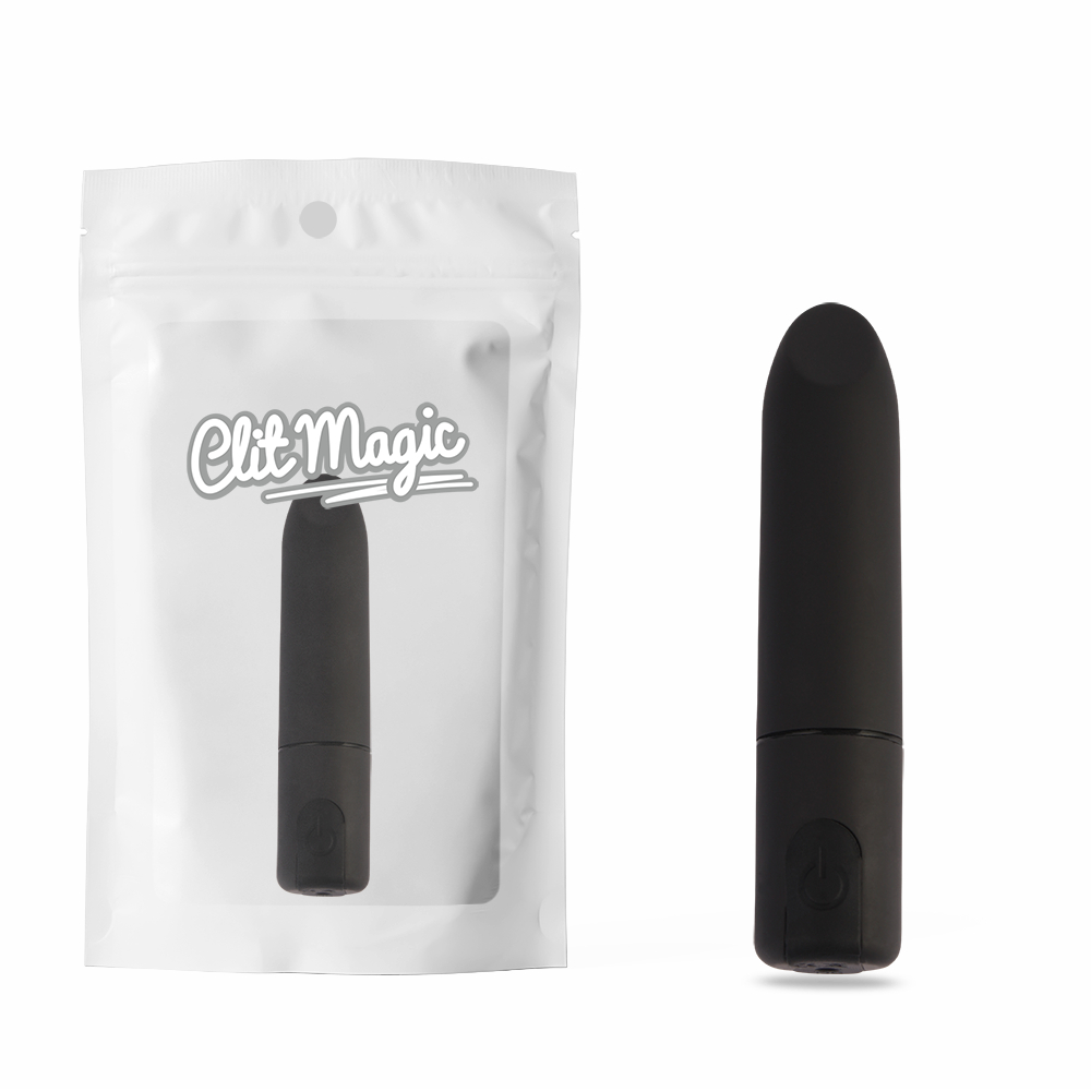 Перезаряжаемый вибратор CNT Clit Fun Vibrator Black CNT-090008B купить,  отзывы, фото, доставка - Клуб Шопоголиков 