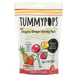 Tummydrops, Tummypops, органический имбирь, 21 шт.