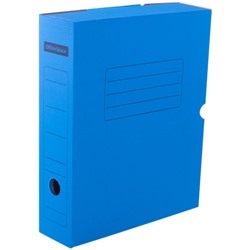 Короб архивн  75мм Спейс-225412 (синий/красный картон) уп50 арт.1004-004
