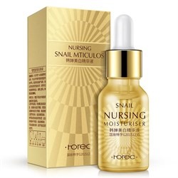 Сыворотка для лица Rorec Nursing Snail Mticulos Essence 15мл  с муцином улитки и арбутином