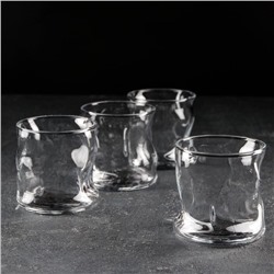 Набор низких стеклянных стаканов Amorf, 340 мл, 4 шт