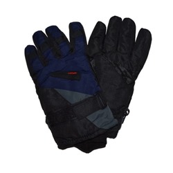 Детские перчатки 39-черный-темно-синий