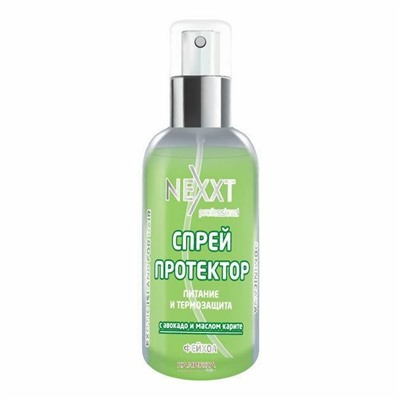 Спрей-протектор NEXXT Professional Питание и термозащита с авокадо и маслом карите (Nexxt Protector Spray for Hair) , 120 мл