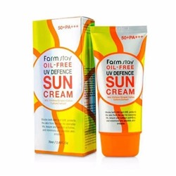 FarmStay Крем солнцезащитный без жира - Oil free UV defence sun cream SPF50+/PA+++