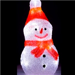 Фигура светодиодная из акрила "Снеговик 20LED"