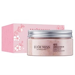 Скраб для тела Luofmiss Stanolant Body Scrub Sakura Nicotinamide, 200g