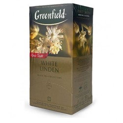 GREENFIELD Гринфилд Чай WHITE LINDEN Липа 25 пак.