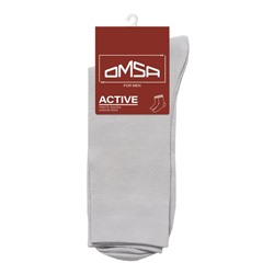 Носки мужские летние OMSA ACTIVE, размер 39-41, цвет grigio chiaro