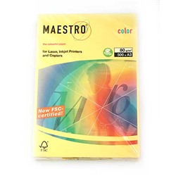Бумага А3 IQ Color-39 500л (INT-канареечный) уп5 арт.0215-162