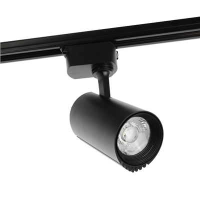 Трековый свет., Luazon lighting, TSL-102, 24 deg, 20 W, 1600 Lm, 4000K, дн.. бел., корп. Чер