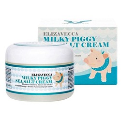 ELIZAVECCA  Крем для лица Milky Piggy SEA SALT Омолаживающий с МОРСКОЙ СОЛЬЮ 9%  100г