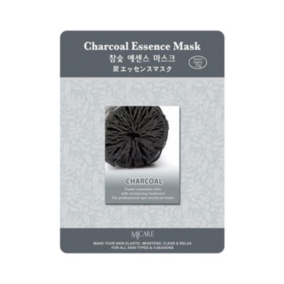 БВ MIJIN Essence маска д/лица ткань Древесный уголь 23г 800481