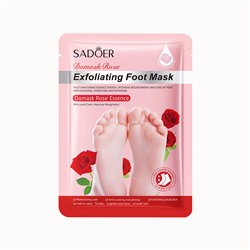 Пилинг носочки для ног SADOER Damask rose exfoliating foot mask, 35 г