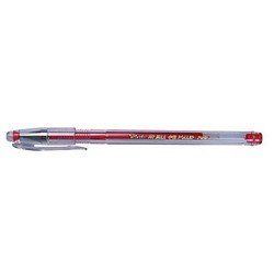 Ручка гель Crown "Hi-Jell" красная HJR-500B 0,5мм