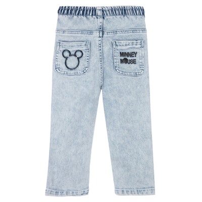 Брюки детские текстильные джинсовые для девочек