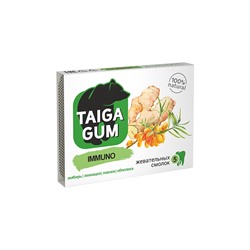 Смолка жевательная TAIGA GUM “Immuno” без сахара №5, 6,4гр.