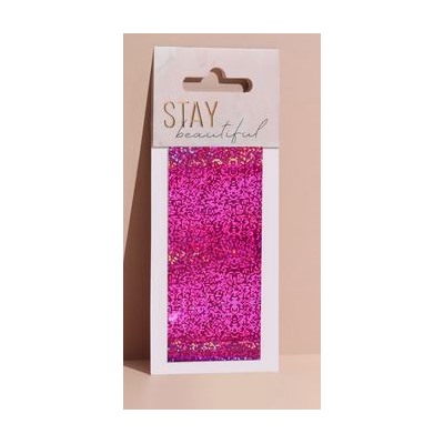 Переводная фольга для декора «Stay beautiful», 4 × 100 см, цвет розовый