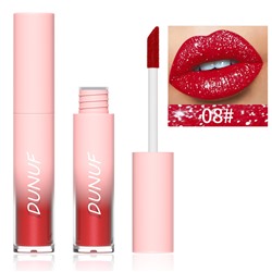 Бриллиантовый блеск для губ Diamond matte lipstick DUNUF 08