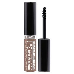 Гель-корректор  для бровей с микрофиброй Brow Styler тон 02 3в1, 5,5г