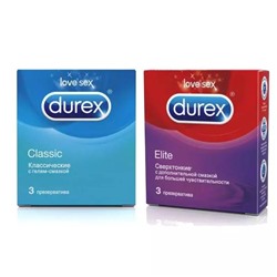 Набор презервативов: Classic 3 шт + Elite 3 шт