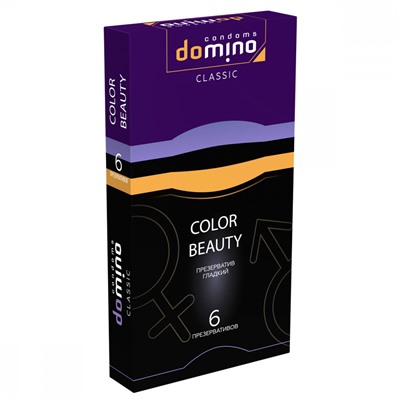 Презервативы DOMINO CLASSIC Colour Beauty 6 шт