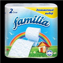 Туалетная бумага FAMILIA 2 слоя, 4 шт.