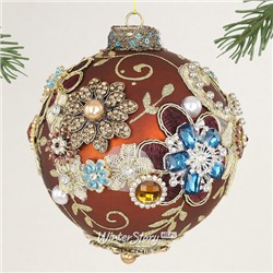 Коллекционный стеклянный елочный шар Болонья - Bentivoglio Charm, подвеска (Mark Roberts)