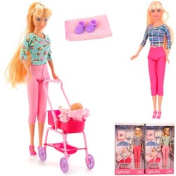 Кукла 8358 с коляской и ребенком Defa Lucy  в Самаре