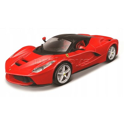 DIY машинка с отверткой die-cast  LaFerrari, 1:24, красная, открывающиеся двери