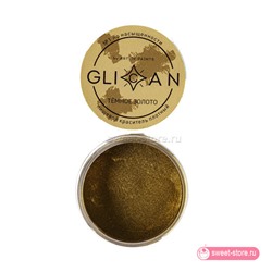 Блеск пищевой плотный GLICAN "Настоящее золото", 10 гр
