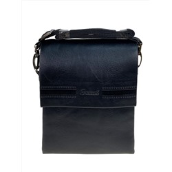 Мужская сумка планшет из натуральной кожи цвет черный