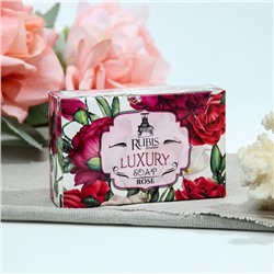 Мыло туалетное Rubis "Luxurious Rose", 115 г