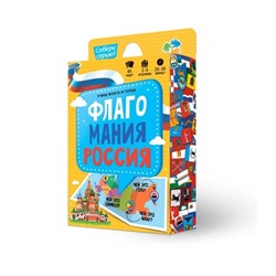 Игра настольная "Флагомания. Россия" 85 карточек (58618) Геодом