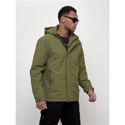 Куртка мужская весенняя, размер 50, цвет зелёный