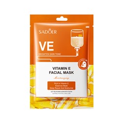 Антивозрастная маска против мимических морщин с витамином Е SADOER VITAMIN E, 25г