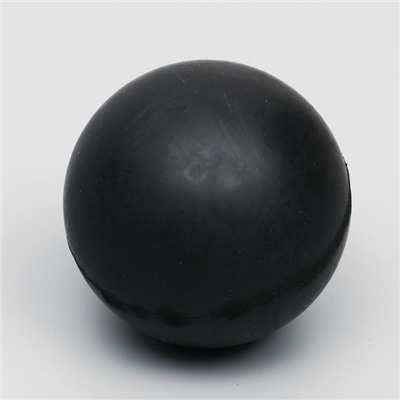 Игрушка "Цельнорезиновый мяч", 8 см, черный