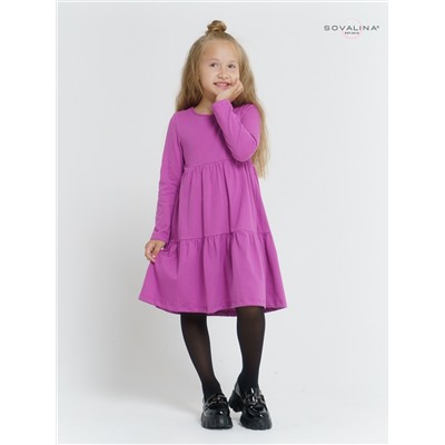 Платье Тиана лиловый 110/фиолетовый/100% хлопок