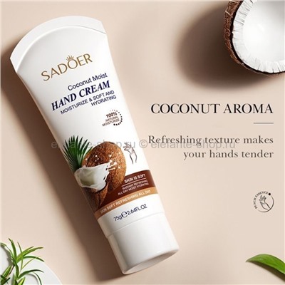 Крем для рук Sadoer Coconut Moist Had Cream 75g