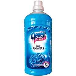 Ополаскиватель для белья Clever Essence BLUE FLOWERS CLOVIN концентрат Голубые Цветы 1,8л, 779484