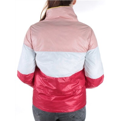 9023 PINK/WHITE/RED Куртка демисезонная ZJW