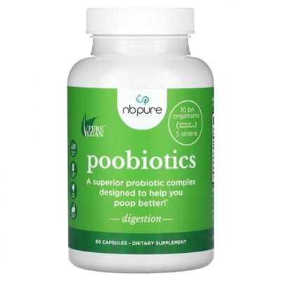 NB Pure, Poobiotics`` 60 капсул