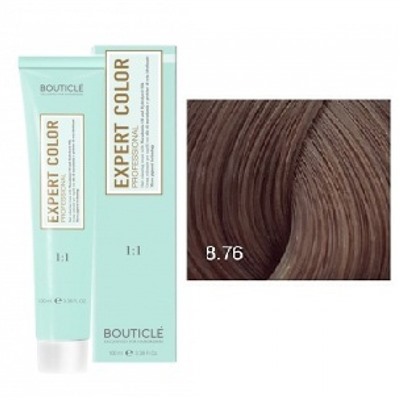 Expert Color 8,76 Светло русый коричнево фиолетовый, 100 мл, КРЕМ-КРАСКА EXPERT COLOR, BOUTICLE