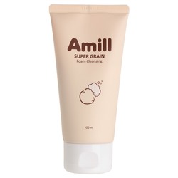 Пенка для умывания Amill Super Grain Foam Cleansing, очищающая, с зерновыми экстрактами, 100 мл