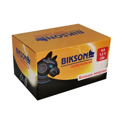 Батарейка BIKSON LR6-5BL, 1,5V, АА, 5шт, блистер арт. BN0535-LR6-5BL алкалиновая (цена за 1 шт.)